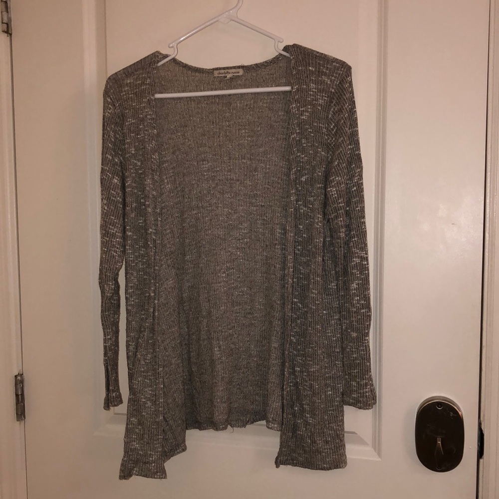 Grey cardigan